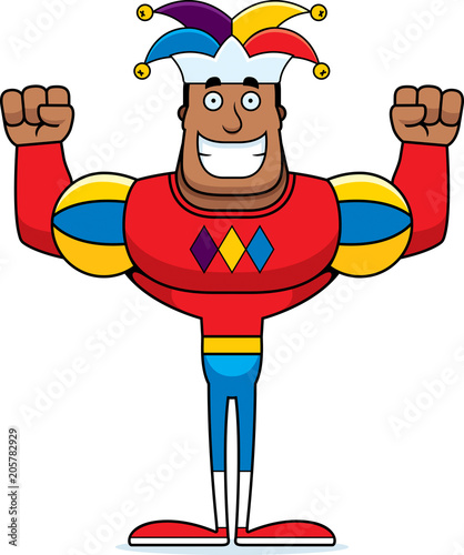 Cartoon Smiling Jester