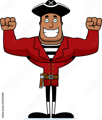 Cartoon Smiling Pirate