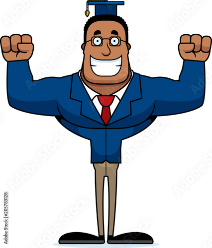Cartoon Smiling Teacher