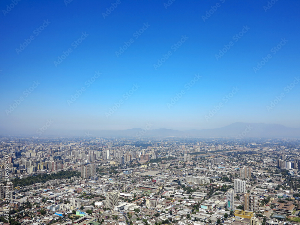 Fototapeta premium View of Santiago, Chile