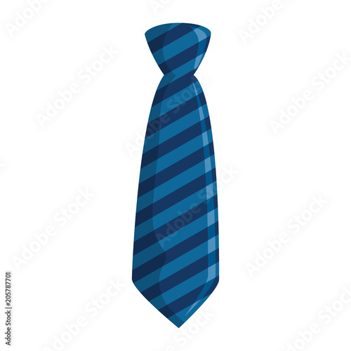 necktie elegant fathers day icon vector illustration design