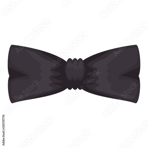 bowtie elegant male accessory vector illustration design