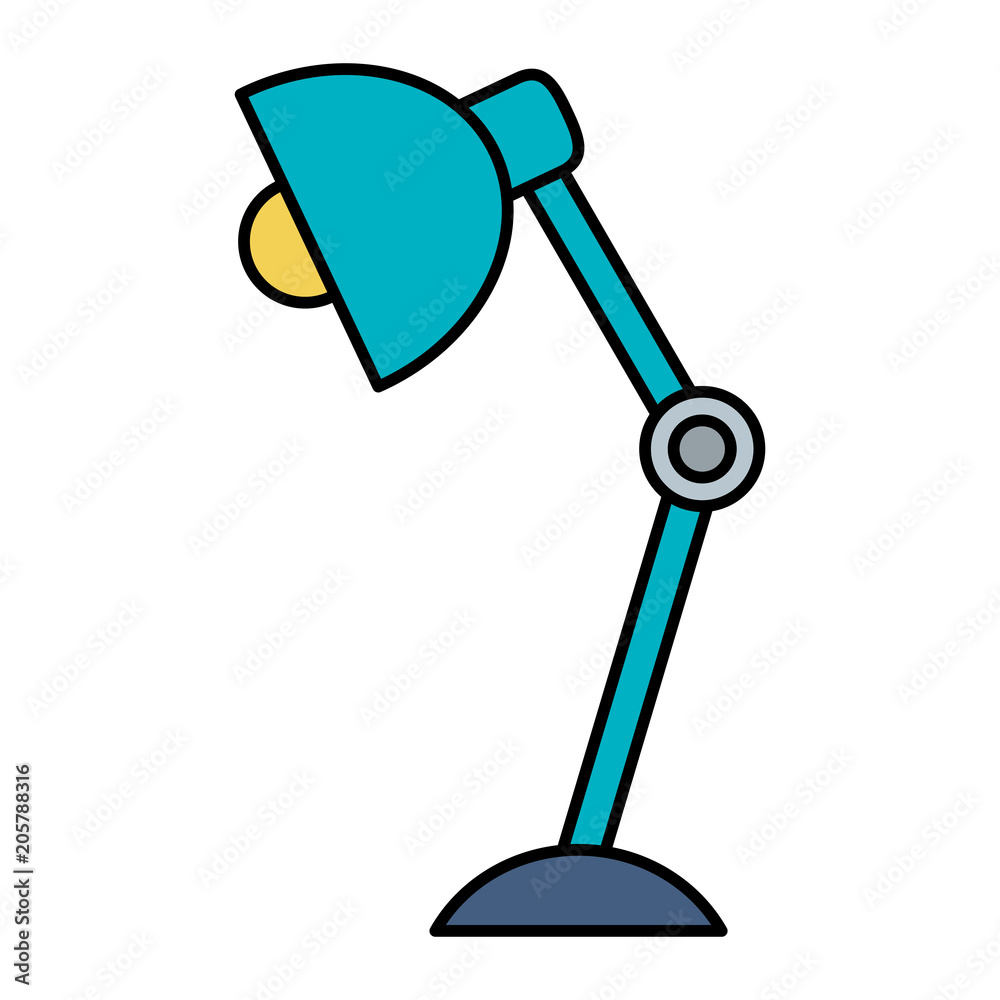 office desk lamp icon vector illustration design office desk lamp icon vector illustration design