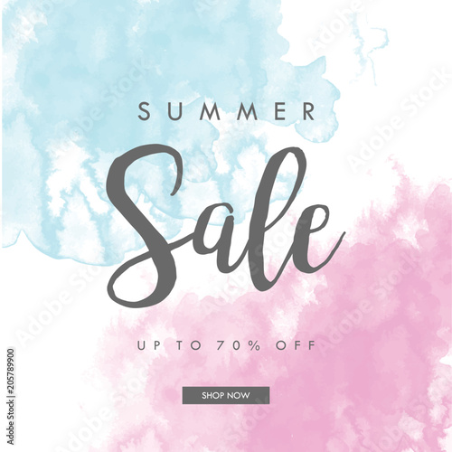 Summer Sale Banner, Summer Sale Background