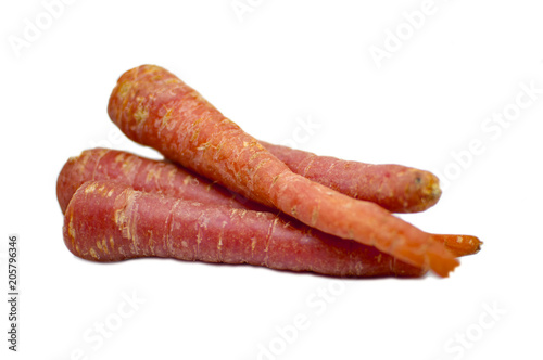 Red carrots for food