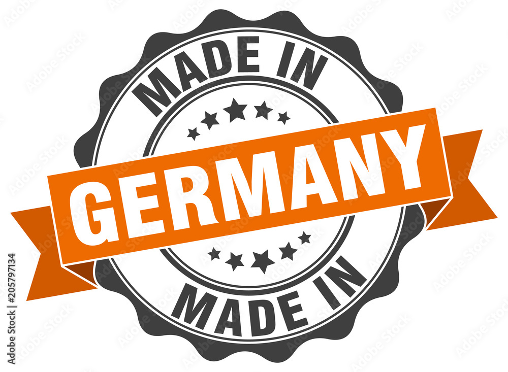 Fototapeta premium made in Germany round seal