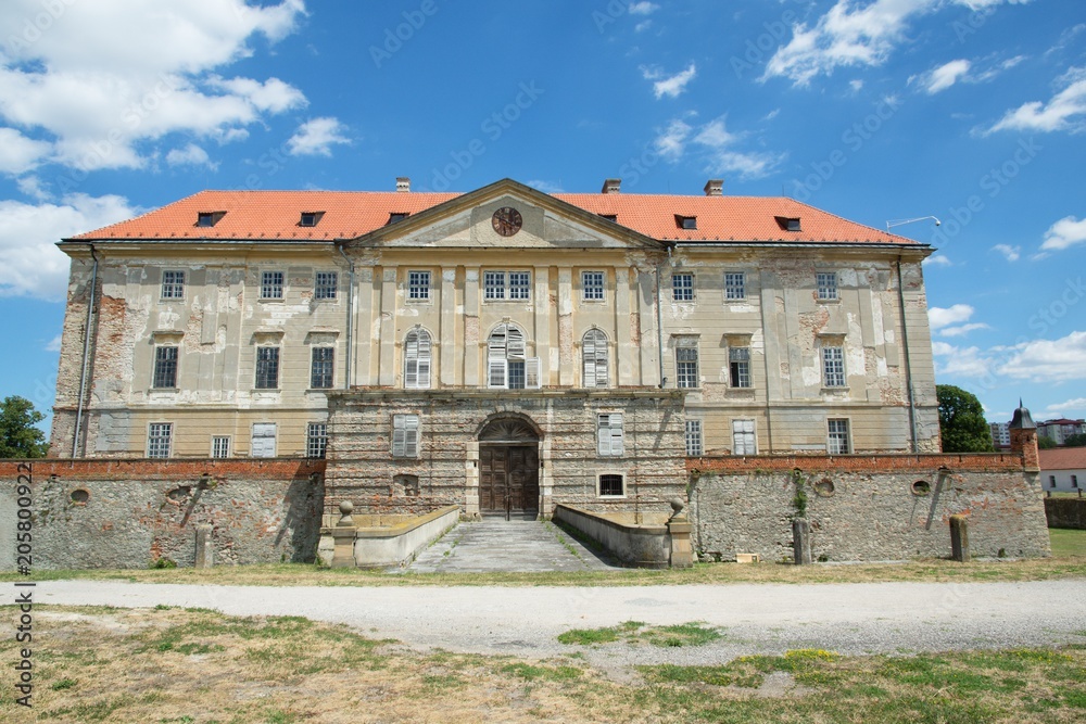 Baroque castle in the town Holic, Slovakia