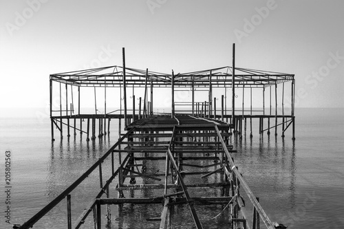 Abandoned Pier - Stock Image