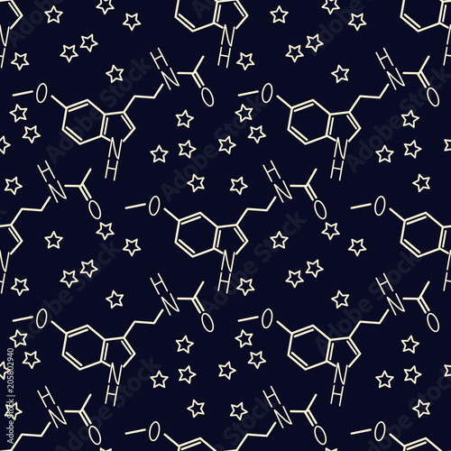 Seamless melatonin pattern