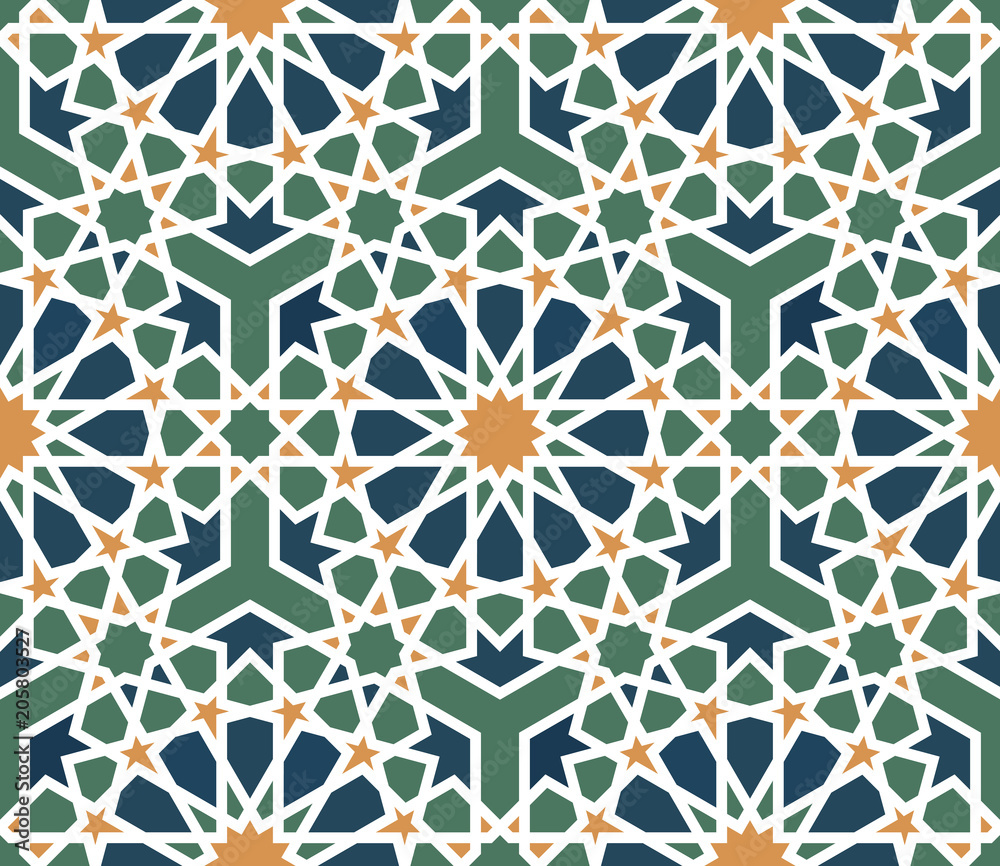 Seamless arabic pattern.
