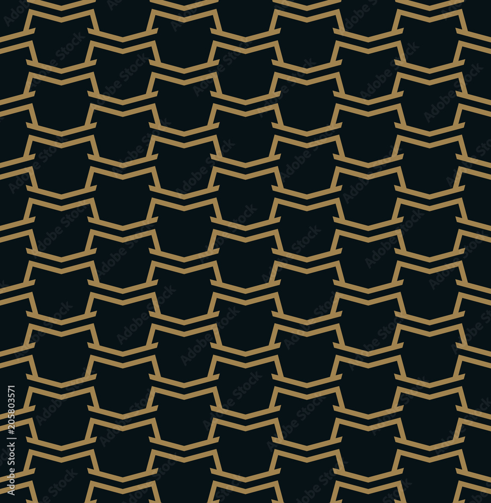 Vector seamless pattern. Modern stylish texture. Repeating geometric tiles from striped elements Vector seamless pattern. Modern stylish texture. Repeating geometric tiles from striped elements