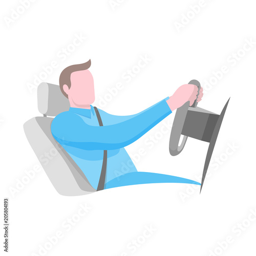 Best position for driving car