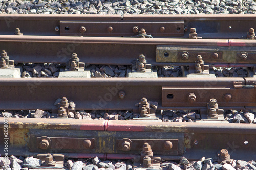 Industrial concept background. Railroad travel, railway tourism