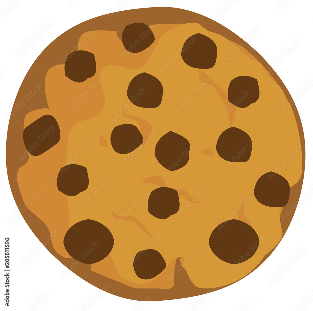 Vector Chocolte Chip Cookie Vector Chocolte Chip Cookie