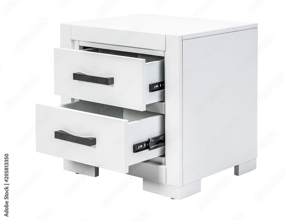 Blaze White Bedside Drawers Blaze White Bedside Drawers