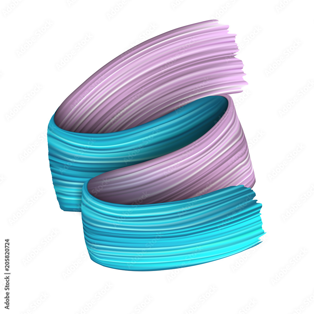 3d abstract paint brush stroke. Colorful modern background with liquid paint brush texture, smear paint. Liquid fluid design. 3d abstract paint brush stroke. Colorful modern background with liquid paint brush texture, smear paint. Liquid fluid design.
