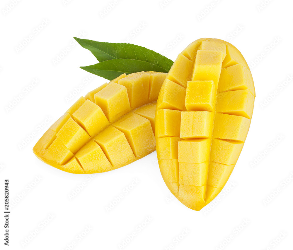 mango fruit on white background mango fruit on white background