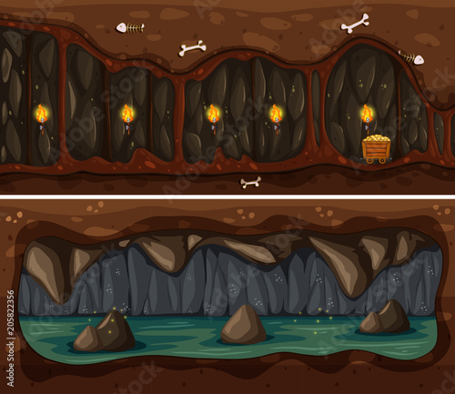 Underground Cave and Mine Template