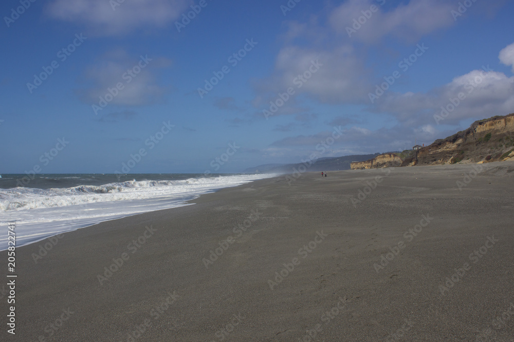 Seaside West Coast Rocky Beach Pacific Ocean