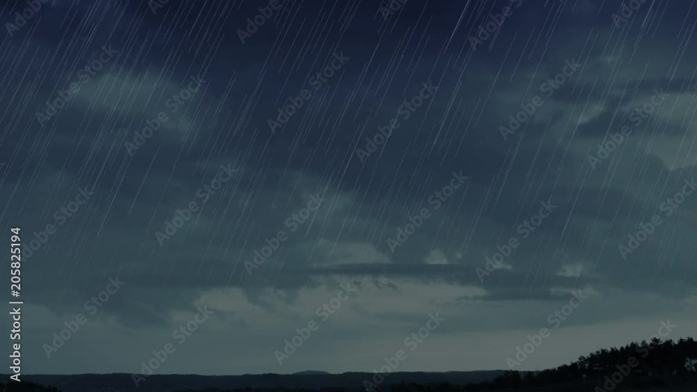 A rainy day in the valley background.
