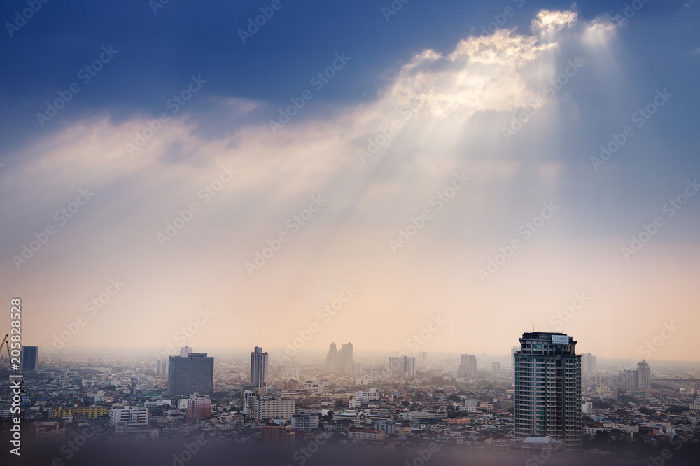 Light & shade of Bangkok Cityscape Light & shade of Bangkok Cityscape