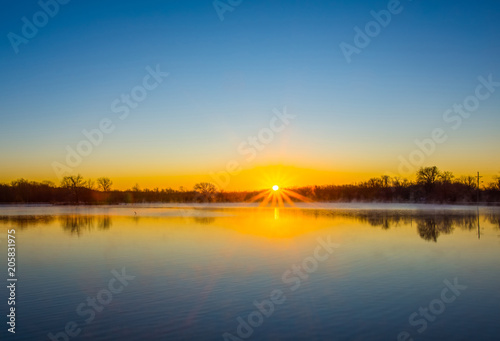 Sunrise Over Kellogg Lake © Green Heron Photo