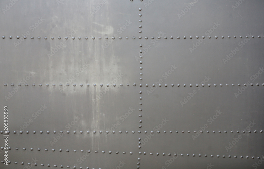 Metal surface of military Armored.