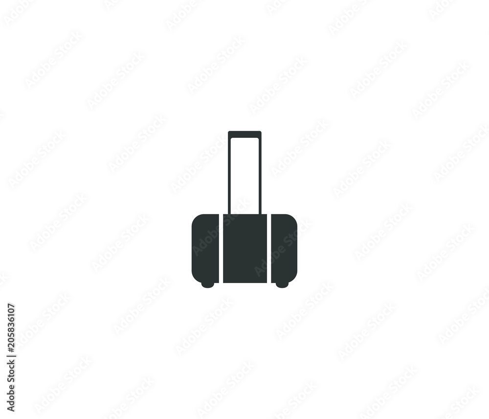 Summer time -Travel bag icon - Journey Suitcase icon Summer time -Travel bag icon - Journey Suitcase icon