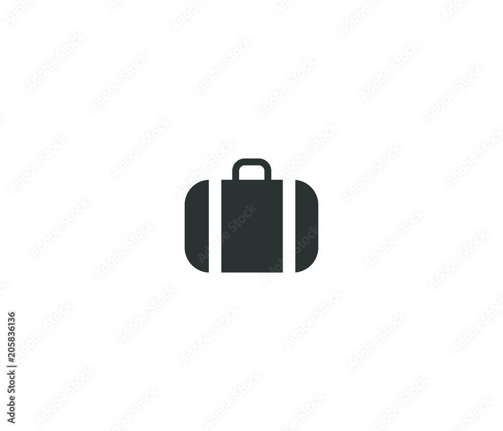 Summer time -Travel bag icon - Journey Suitcase icon Summer time -Travel bag icon - Journey Suitcase icon