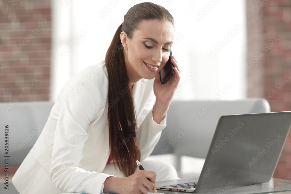 business woman working with financial documents business woman working with financial documents