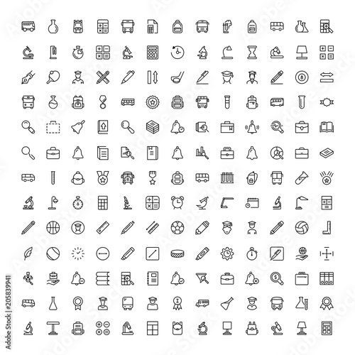 Flat icon set