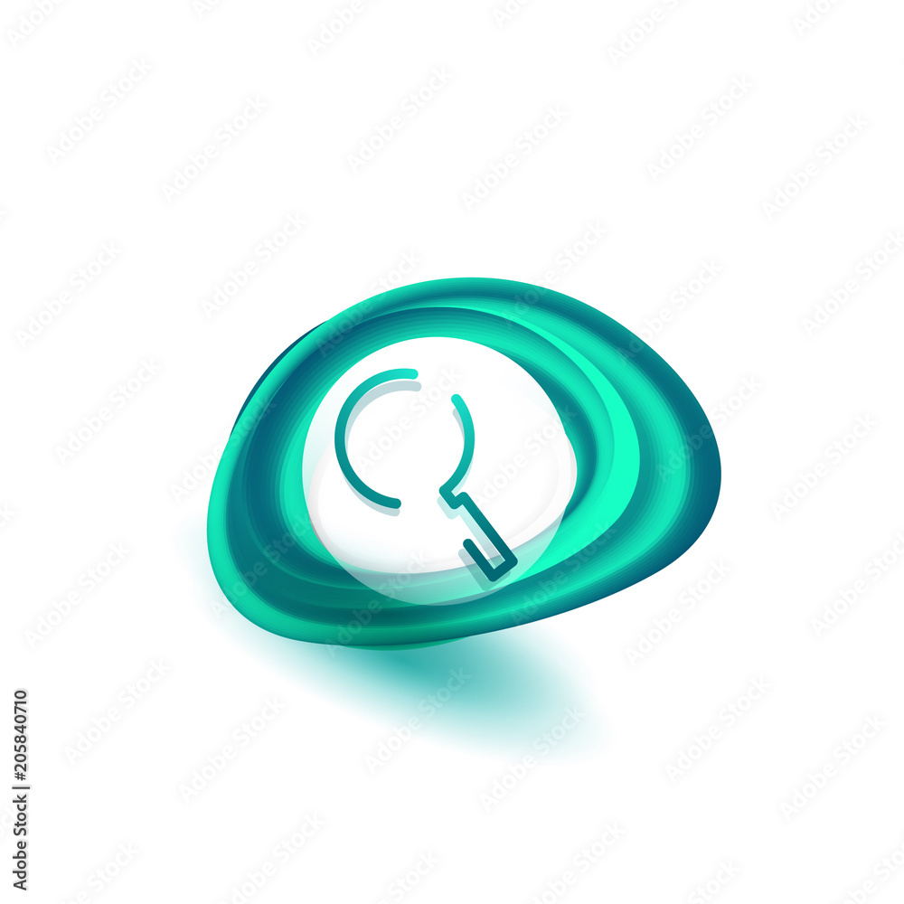 Search magnifyier web button, magnify icon. Modern magnifying glass sign, web site design or mobile app Search magnifyier web button, magnify icon. Modern magnifying glass sign, web site design or mobile app