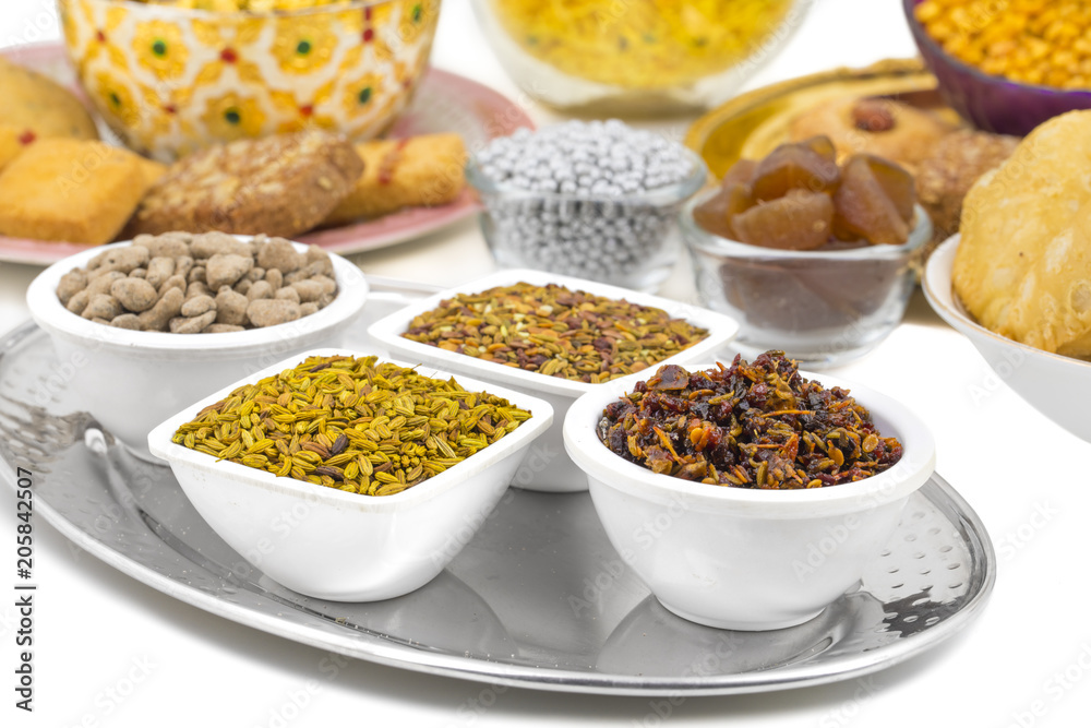 Indian Group of Diwali and Holi Celebration Food Namkeen, Chivda, Chiwada, Karanji, Namkin, Nimco, Mixture Namkeen, Masala Chana, Gujiya, Chana Chor Garam, Cookies, Biscuits or Mouth Freshner Indian Group of Diwali and Holi Celebration Food Namkeen, Chivda, Chiwada, Karanji, Namkin, Nimco, Mixture Namkeen, Masala Chana, Gujiya, Chana Chor Garam, Cookies, Biscuits or Mouth Freshner