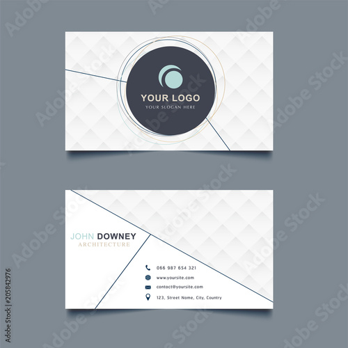 Modern Creative Business Card Template Double sided