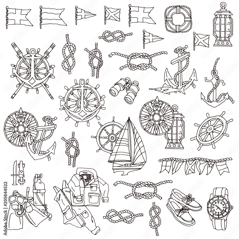 ヨット イメージ イラスト Stock Vector Adobe Stock