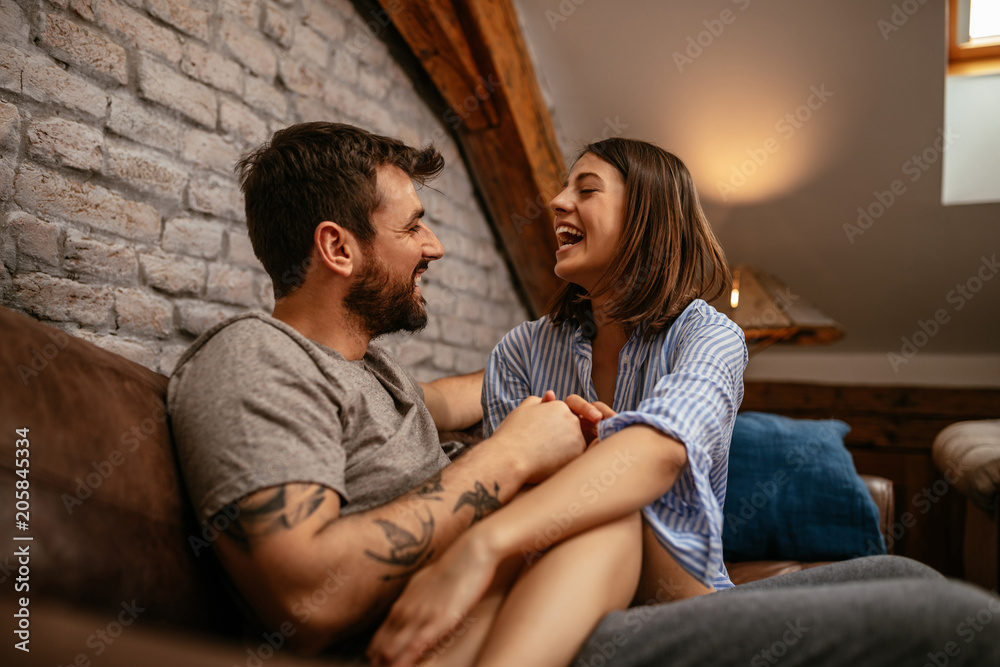 Obraz premium Love and laughs