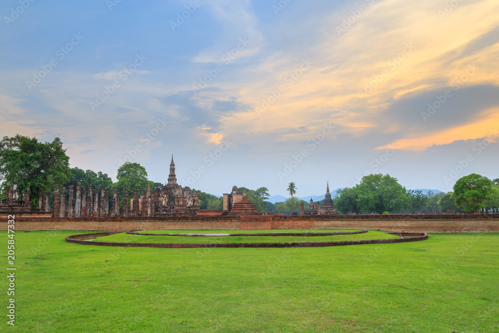 Sukhothai historical park Thailand