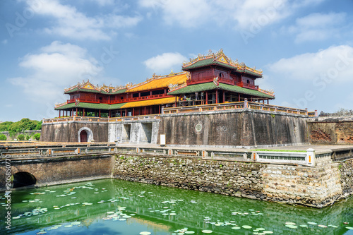 View of the Meridian Gate to the Imperial City, Hue