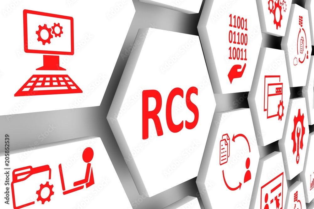 RCS concept cell background 3d illustration RCS concept cell background 3d illustration