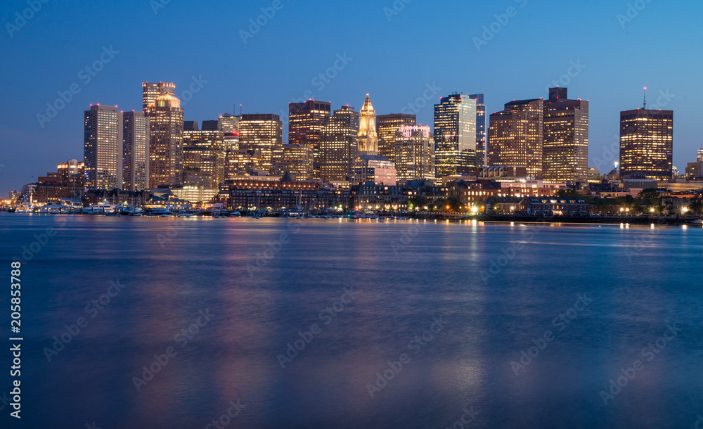 Obraz premium View of Boston downtown, USA