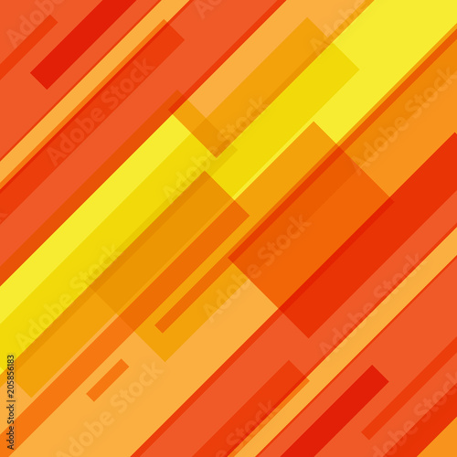 Abstract red and yellow lines technology motion background