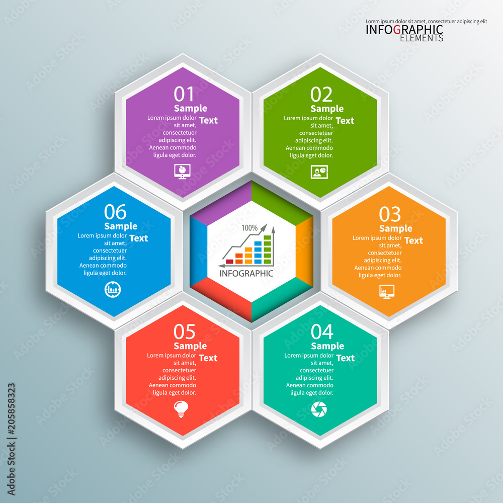 Abstract 3D Paper Infographics Abstract 3D Paper Infographics