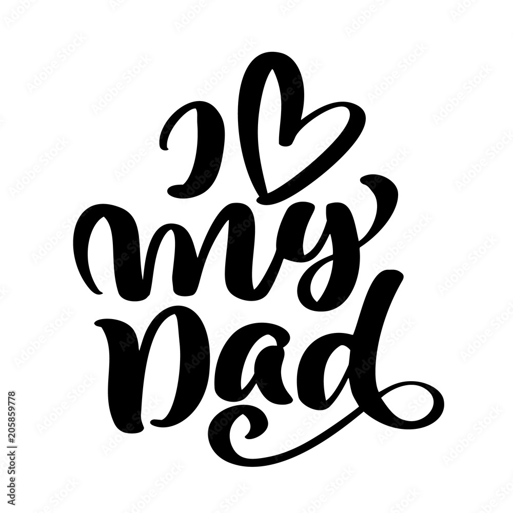 Isolated Happy fathers day quotes on the white background. I love my dad in the world. Congratulation label, badge vector. Mustache, stars elements for your design Isolated Happy fathers day quotes on the white background. I love my dad in the world. Congratulation label, badge vector. Mustache, stars elements for your design