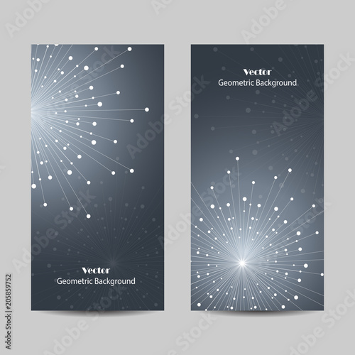 Set of vertical banners