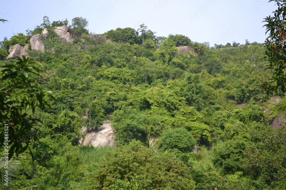 Mountain in takeo province Mountain in takeo province