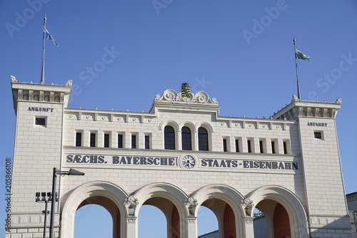 Bavarian station (Bayerischer Bahnhof) in Leipzig, Germany