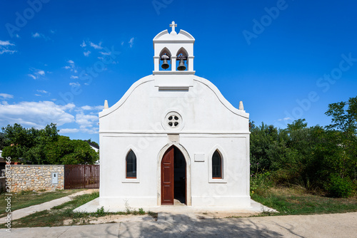 Generic small old church on Silba Island in Croatia.