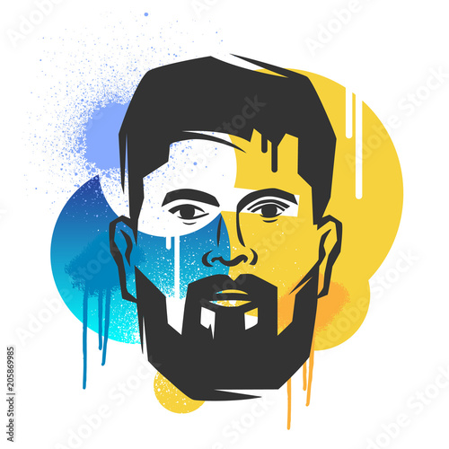 Creative concepts of a face.