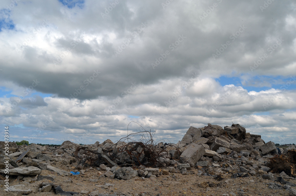 Ecology of Ukraine. Nature near Ukrainian capital.Environmental contamination. Illegal junk dump.
Ecology of Ukraine. Nature near Ukrainian capital.Environmental contamination. Illegal junk dump.
