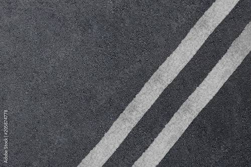 Road asphalt texture with separation lines © Dmitry